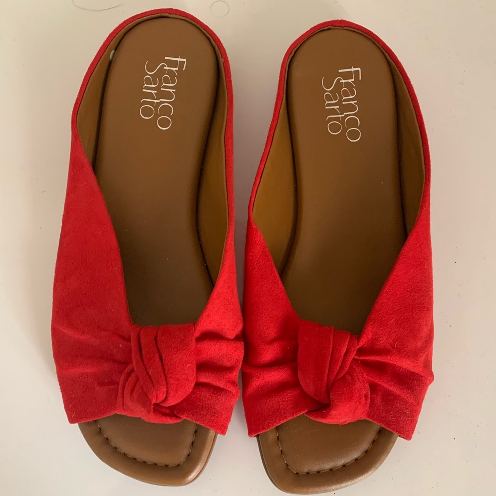 Red Sandals by Franco Sarto
